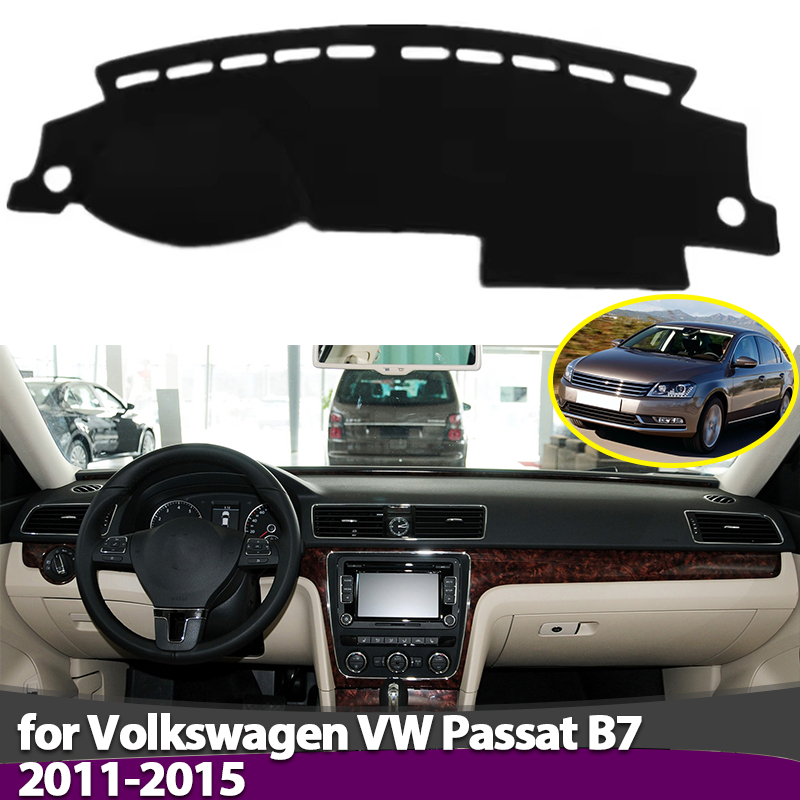 Car Anti-Slip Dashboard Mat - สําหรับ Volkswagen VW Passat B7 2011