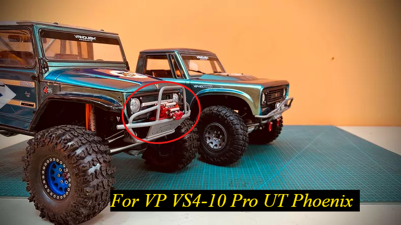 Car Accessories Phoenix - ชุดอัพเกรดกันชนหน้า-หลังและโรลเคจ สำหรับรถวิทยุบังคับ VP VS4-10 Pro UT