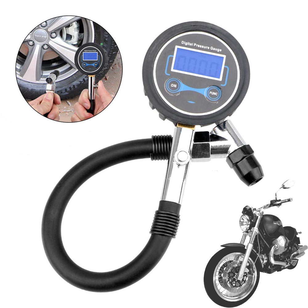 Tire Pressure Monitor - เครื่องวัดความดันลมยาง0-200Psi เครื่องวัดแรงดันลมยางรถมอเตอร์ไซค์เครื่องทดสอบความแม่นยำสูงทดสอบวินิจฉัยมิเตอร์ดิจิตอล TPMS อุปกรณ์เสริมรถยนต์สากล
