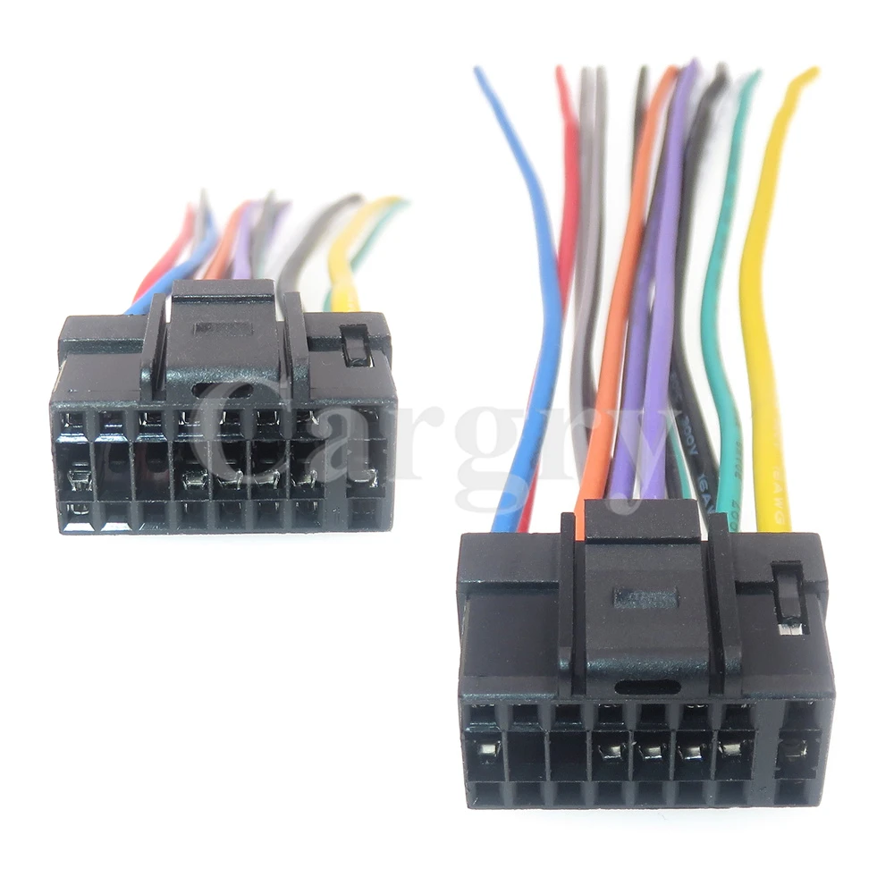 Car Accessories Jvc - 1 ชุด 16P ชุดประกอบเครื่องเสียงรถยนต์อัตโนมัติ อุปกรณ์เชื่อมต่อวิทยุ สเตอริโอ