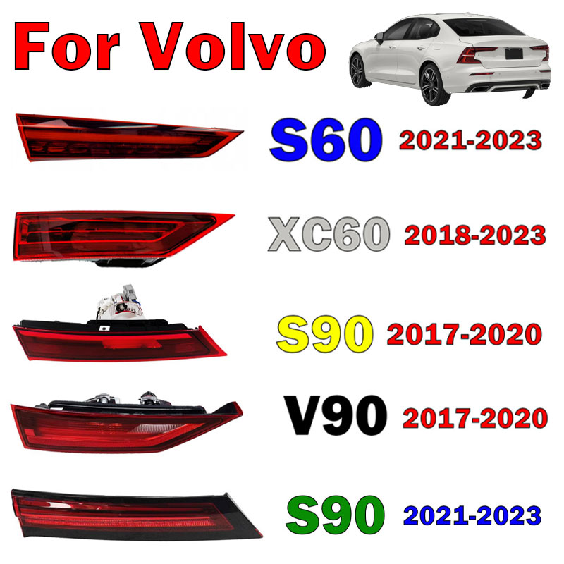 Volvo Car Accessories Xc60 - อุปกรณ์แต่งภายนอกรถไฟท้ายเตือนไฟเบรกหลังในตัวสัญญาณไฟสำหรับไฟท้ายรถ Volvo XC60 S90L V90 S60L