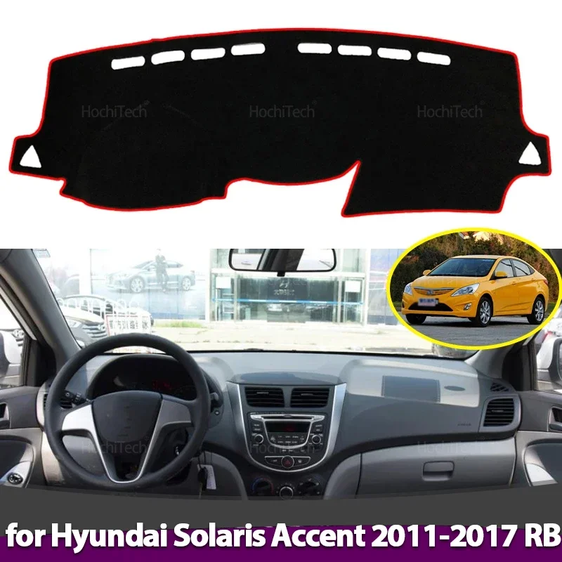 Car Anti-Slip Dashboard Mat - Anti-SLIP Dashboard ป้องกัน Pad รถอุปกรณ์เสริมบังแดดพรมสําหรับ Hyundai