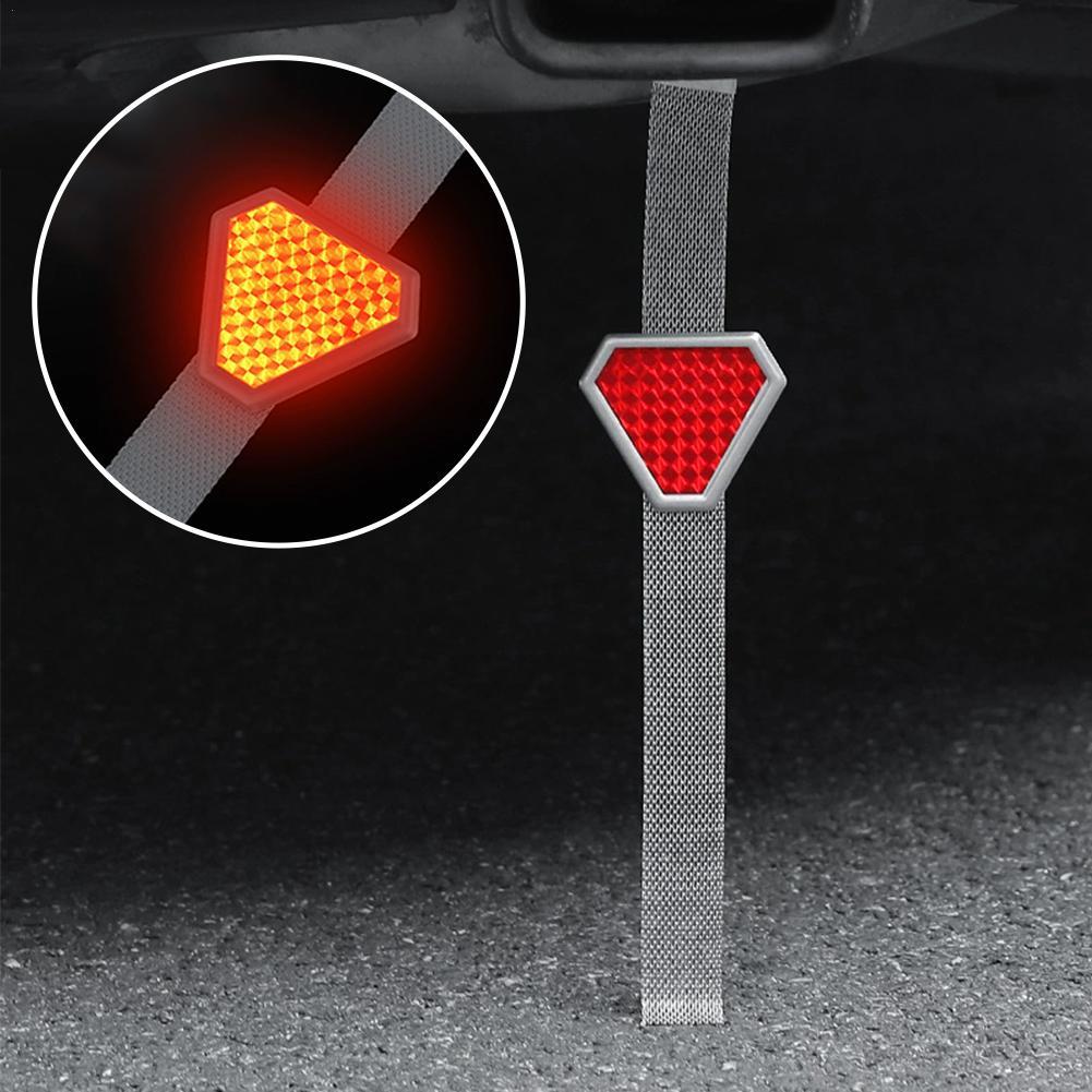 Car Accessories For Night Driving - รถ Anti STATIC STRAP Night ขับรถคําเตือนความปลอดภัยสายรัดสะท้อนแสงอัตโนมัติไฟฟ้าสถิต