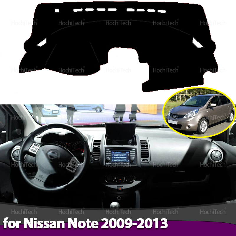 Car Anti-Slip Dashboard Mat - แผ่นปิดคอนโซลหน้ารถกันลื่น ป้องกันรอยขีดข่วน ป้องกันแสงแดด สำหรับรถยนต์นิสสัน โน๊ต ปี