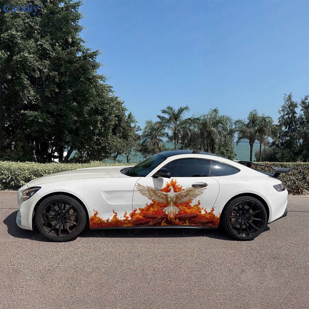 Car Accessories Phoenix - 2 ชิ้น Blazing Divine Phoenix Car