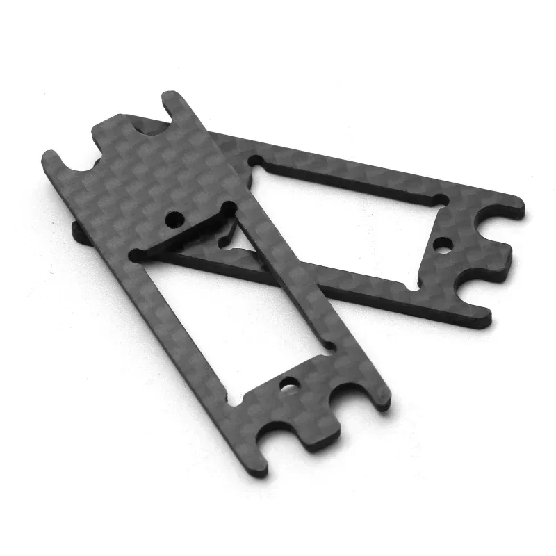 Car Accessories Phoenix - อุปกรณ์เสริมสำหรับอัพเกรดรถโมเดลของเล่นสำหรับ VP VS4-10 RC Car แผ่นอะแดปเตอร์คาร์บอนไฟเบอร์