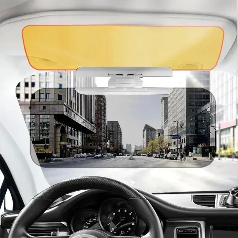 Car Accessories For Night Driving - ที่บังแดดในรถยนต์แบบหนีบ ป้องกันรังสียูวี ป้องกันแสงสะท้อน ที่บังแดดแบบหนีบ ขยายได้ หมุนได้