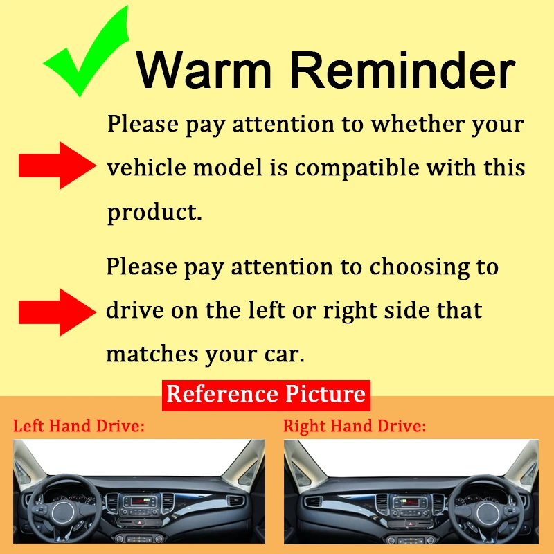 แผ่นปิดคอนโซลรถยนต์สำหรับ Hyun - Car Anti-Slip Dashboard Mat บทวิจารณ์และราคา