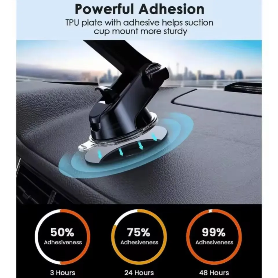 แผ่นยึดโทรศัพท์แบบดูดติดกระจกร - Car Anti-Slip Dashboard Mat บทวิจารณ์และราคา