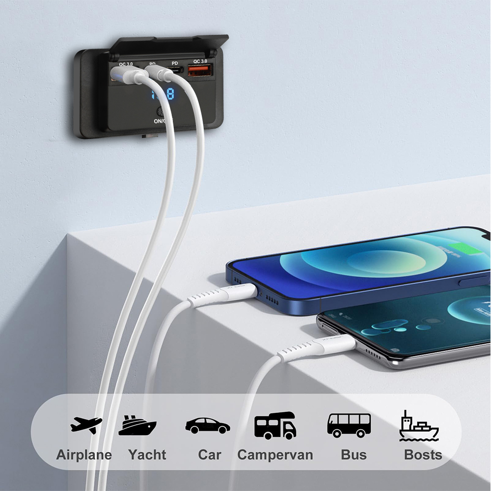 96W Dual PD Dual QC3.0 ประเภท  - Car Accessories Thailand บทวิจารณ์และราคา