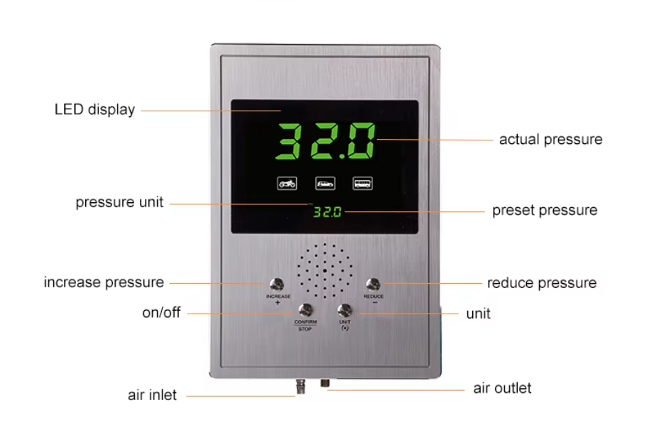 เครื่องเติมลมยางดิจิตอล LED อั - Tire Pressure Monitor บทวิจารณ์และราคา