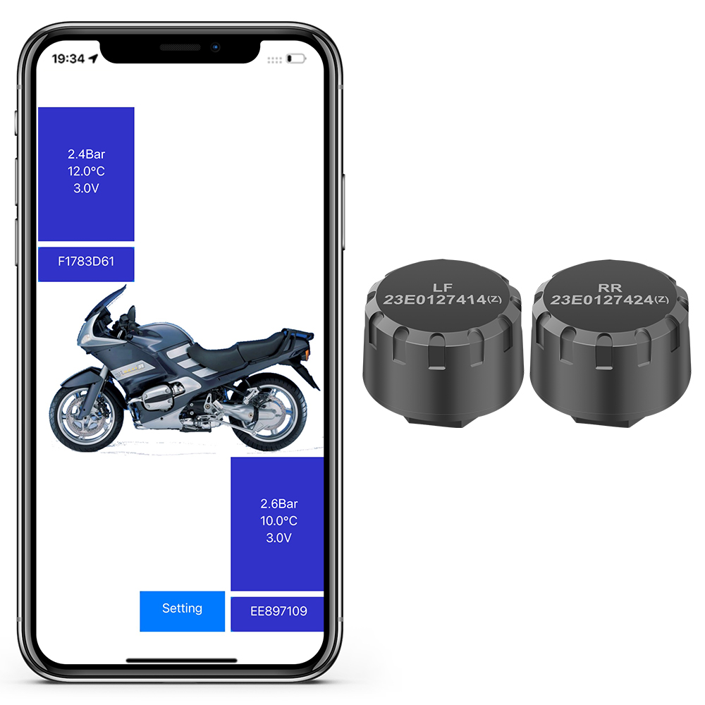 ระบบตรวจสอบแรงดันลมยางรถจักรยา - Tire Pressure Monitor บทวิจารณ์และราคา