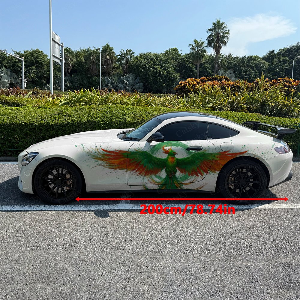 2 ชิ้น สติ๊กเกอร์ติดข้างรถรูปน - Car Accessories Phoenix บทวิจารณ์และราคา