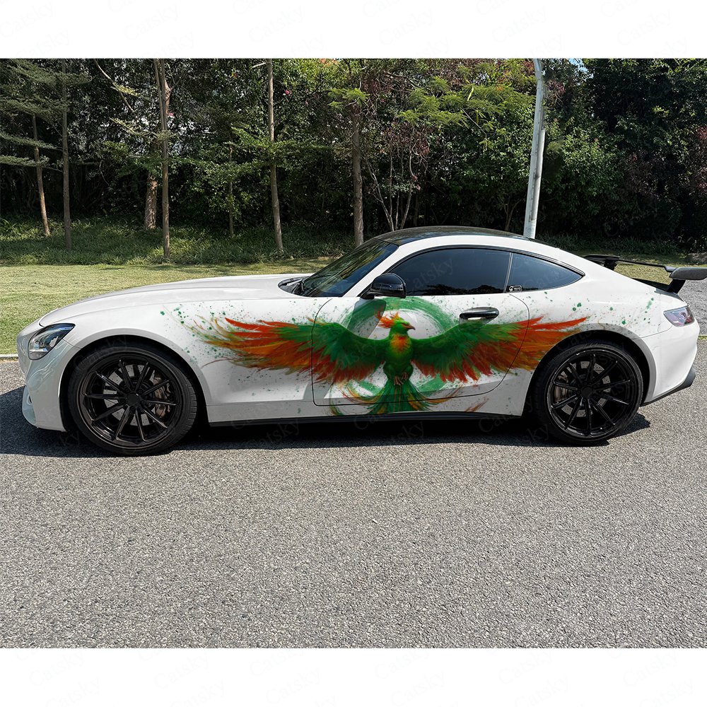 2 ชิ้น สติ๊กเกอร์ติดข้างรถรูปน - Car Accessories Phoenix บทวิจารณ์และราคา