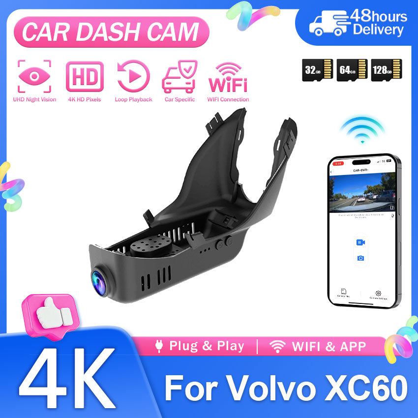 กล้องติดรถยนต์ 4K HD สำหรับ Vo - Volvo Car Accessories Xc60 บทวิจารณ์และราคา