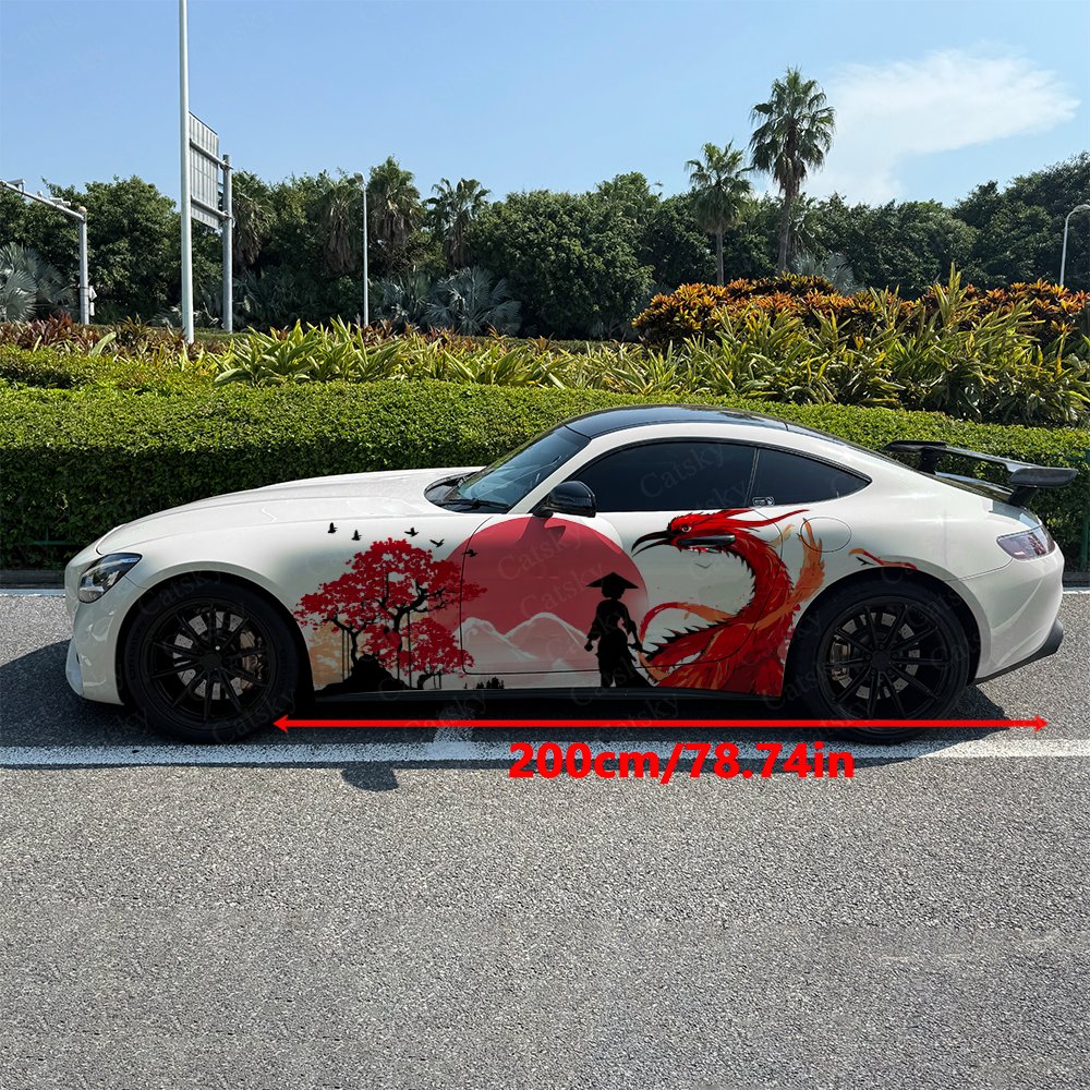 สติ๊กเกอร์ติดข้างรถลาย Crimson - Car Accessories Phoenix บทวิจารณ์และราคา