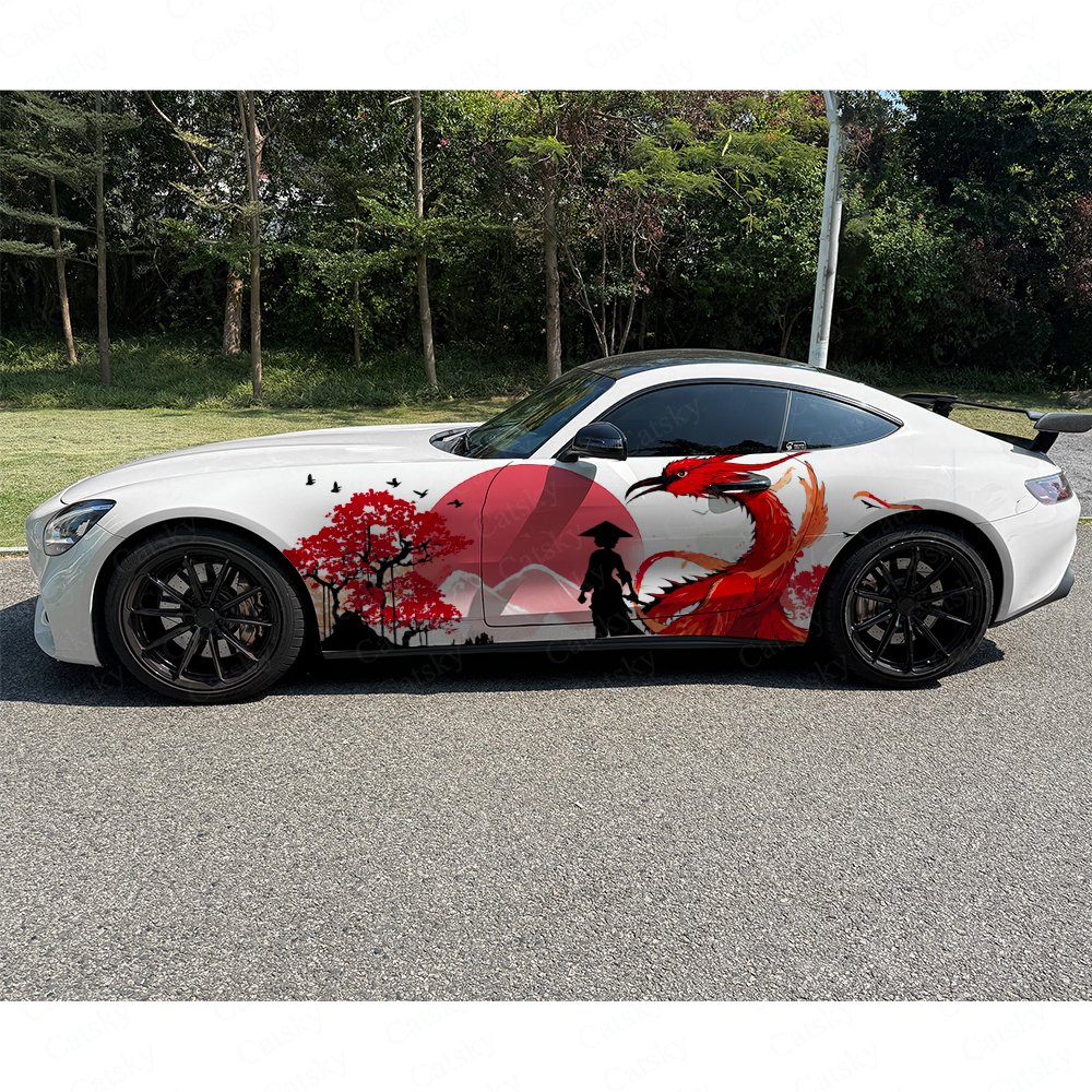 สติ๊กเกอร์ติดข้างรถลาย Crimson - Car Accessories Phoenix บทวิจารณ์และราคา