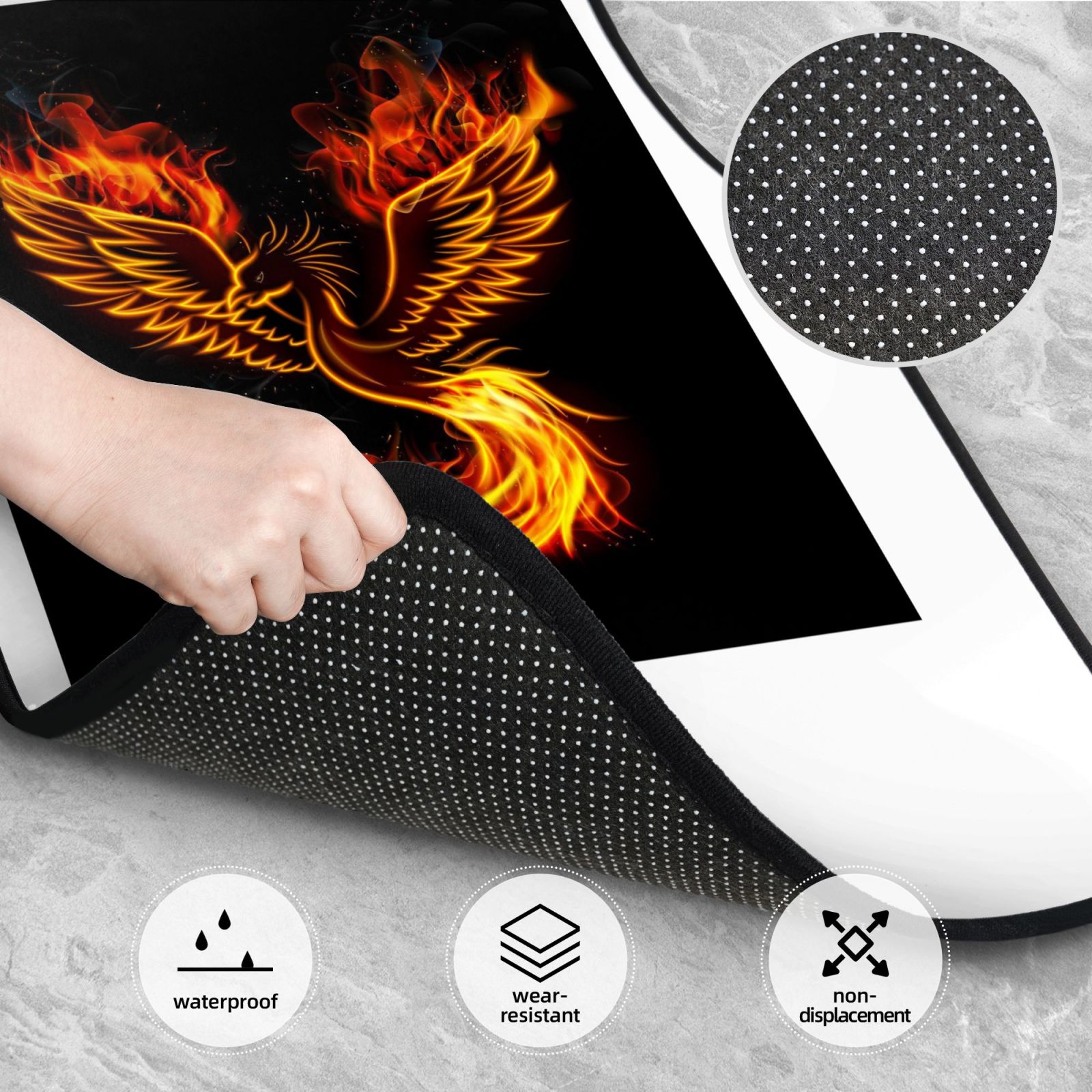 พรมปูพื้นรถยนต์ลายไฟนกฟีนิกซ์ก - Car Accessories Phoenix บทวิจารณ์และราคา