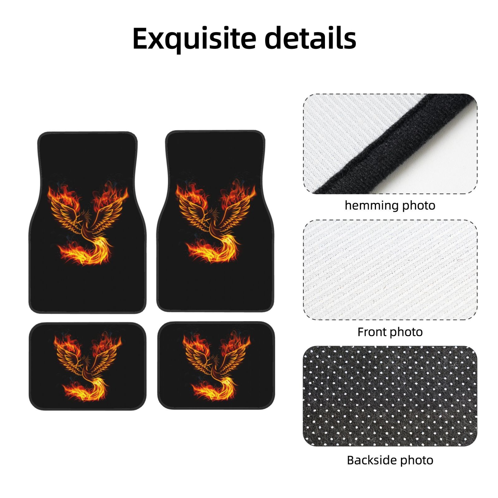 พรมปูพื้นรถยนต์ลายไฟนกฟีนิกซ์ก - Car Accessories Phoenix บทวิจารณ์และราคา
