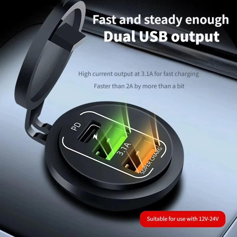 83W Max ชาร์จโทรศัพท์ซ็อกเก็ต  - Car Accessories Thailand บทวิจารณ์และราคา