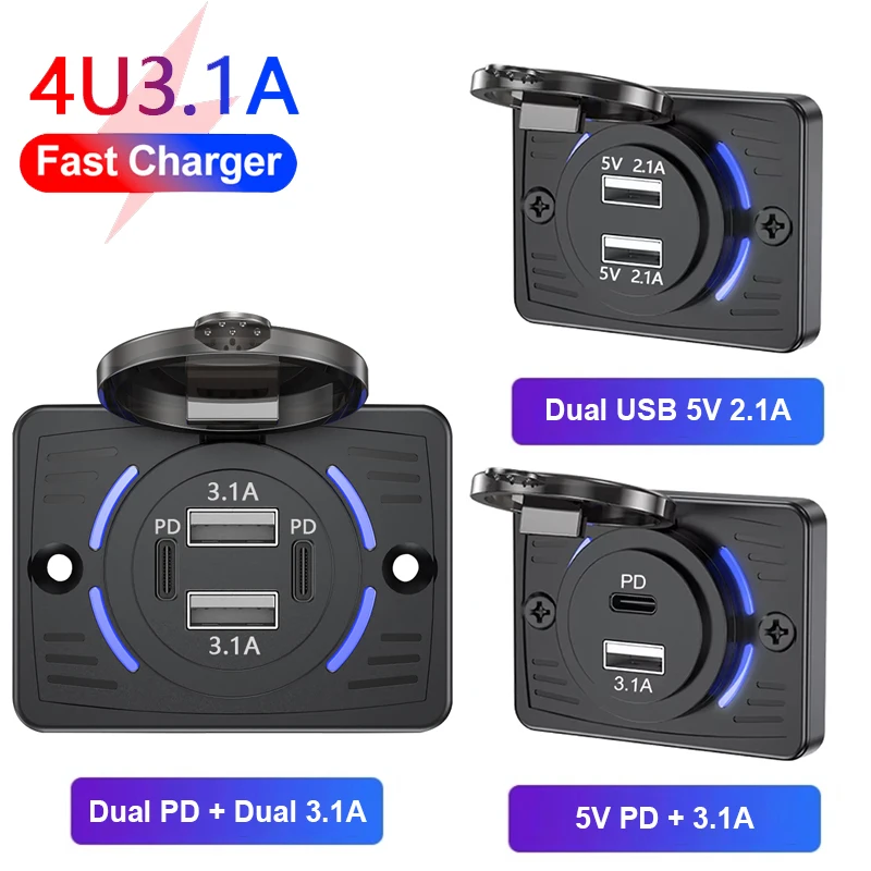 ที่ชาร์จในรถยนต์แบบคู่ 12V-24V - Car Accessories Thailand บทวิจารณ์และราคา