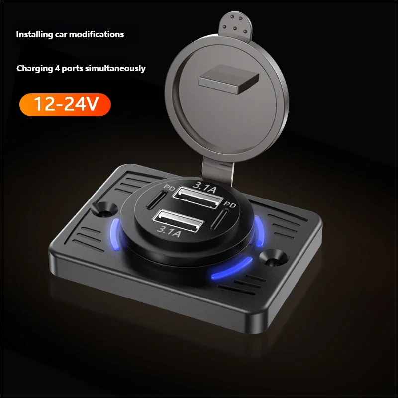 ที่ชาร์จในรถยนต์แบบคู่ 12V-24V - Car Accessories Thailand บทวิจารณ์และราคา
