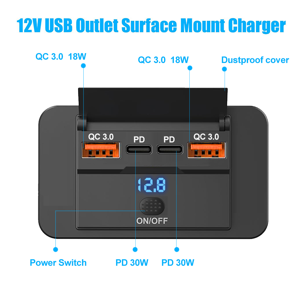 ใหม่ 4 พอร์ต Car Charger SOCKE - Car Accessories Thailand บทวิจารณ์และราคา
