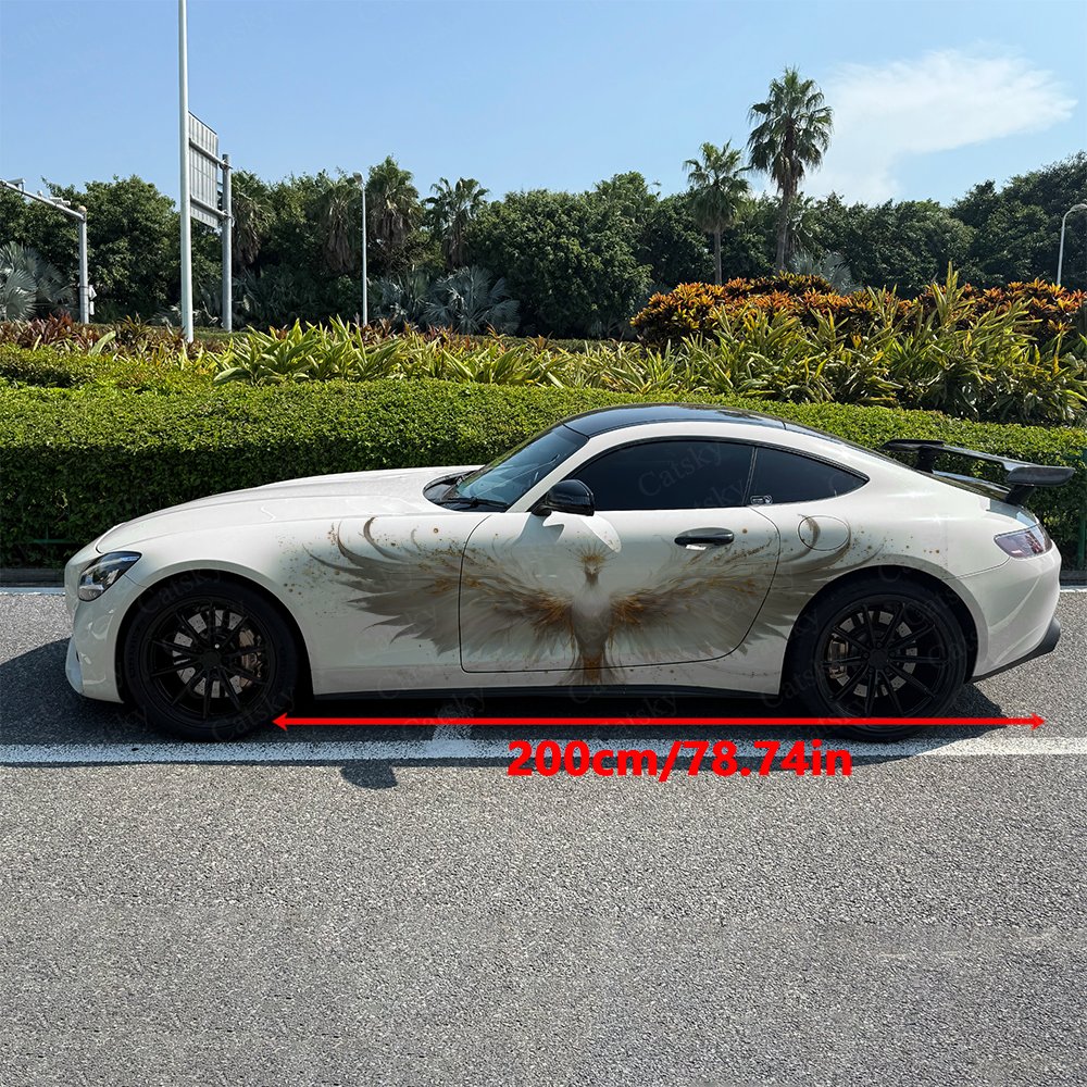 สติกเกอร์ติดข้างรถลายฟีนิกซ์สี - Car Accessories Phoenix บทวิจารณ์และราคา