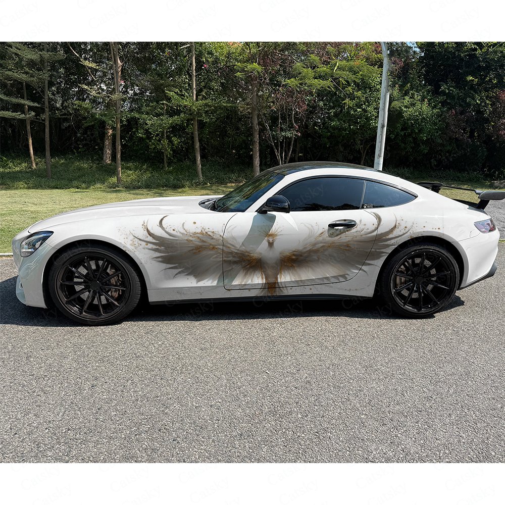 สติกเกอร์ติดข้างรถลายฟีนิกซ์สี - Car Accessories Phoenix บทวิจารณ์และราคา