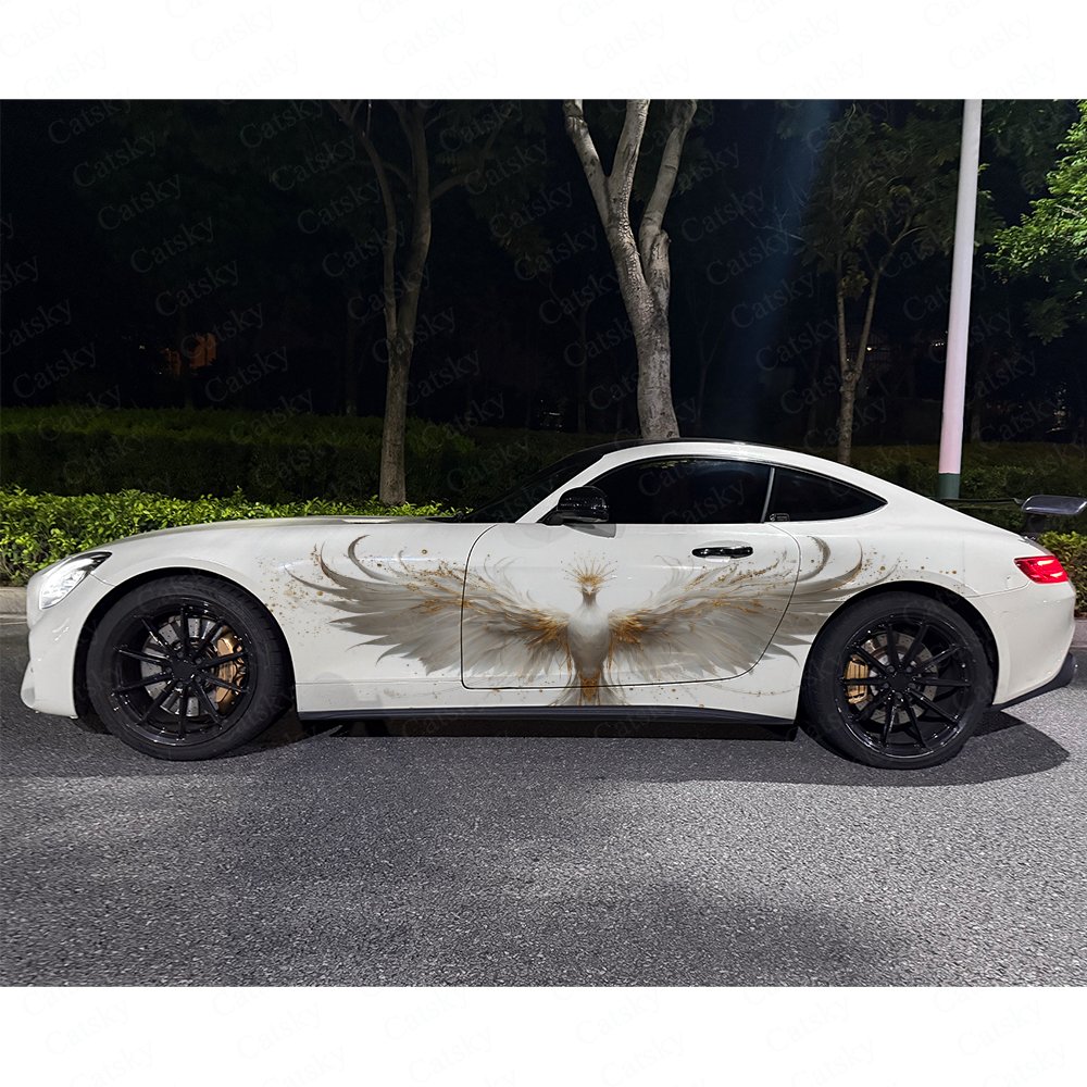 สติกเกอร์ติดข้างรถลายฟีนิกซ์สี - Car Accessories Phoenix บทวิจารณ์และราคา