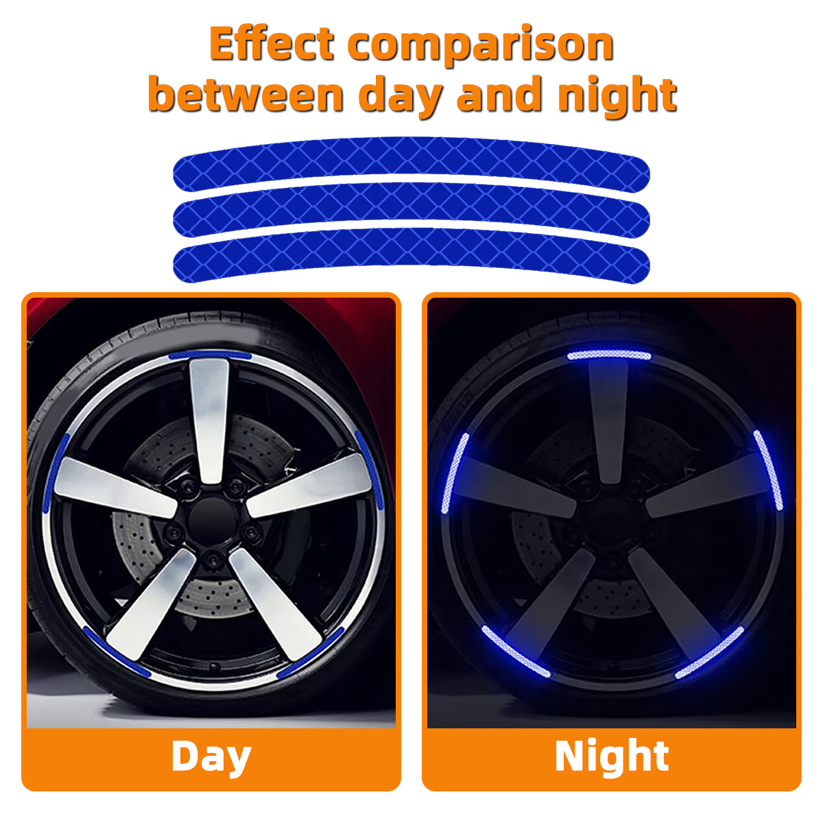 สติกเกอร์สะท้อนแสงติดล้อรถยนต์ - Car Accessories For Night Driving บทวิจารณ์และราคา