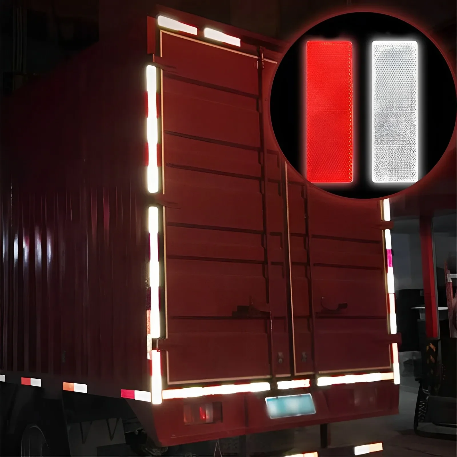 สี่เหลี่ยมผืนผ้าสะท้อนแสงแผ่นส - Car Accessories For Night Driving บทวิจารณ์และราคา