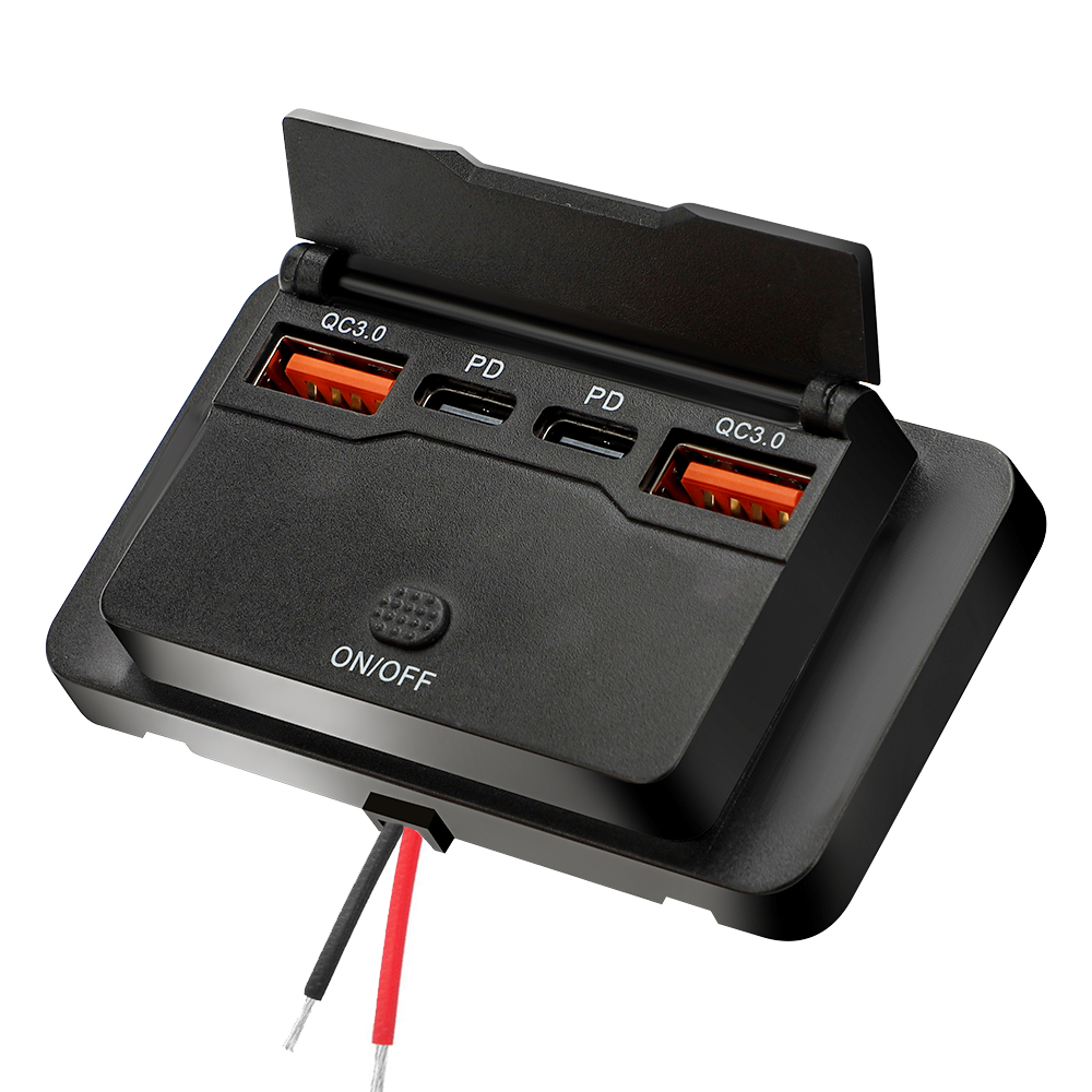 แผงช่องเสียบ USB C แบบ 4 พอร์ต - Car Accessories Thailand บทวิจารณ์และราคา
