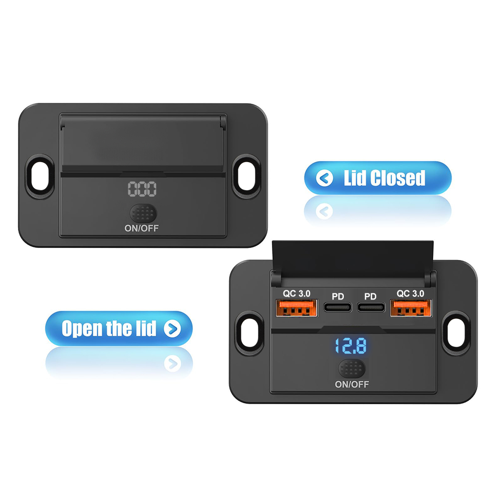 แผงช่องเสียบ USB C แบบ 4 พอร์ต - Car Accessories Thailand บทวิจารณ์และราคา