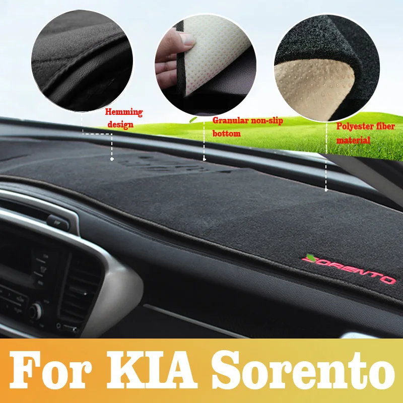 สำหรับรถยนต์ Kia Sorento ปี 20 - Car Anti-Slip Dashboard Mat บทวิจารณ์และราคา