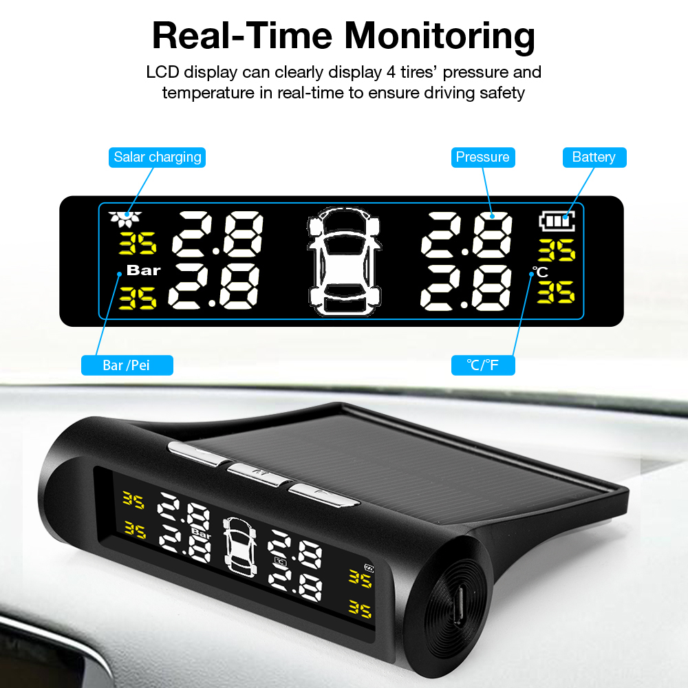 ระบบตรวจสอบแรงดันลมยางรถยนต์ T - Tire Pressure Monitor บทวิจารณ์และราคา
