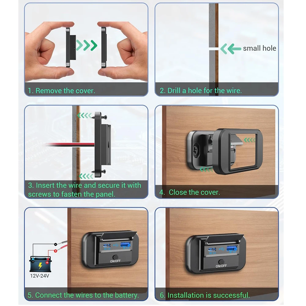 12 V-24 V ชาร์จไฟในรถยนต์ PD 3 - Car Accessories Thailand บทวิจารณ์และราคา