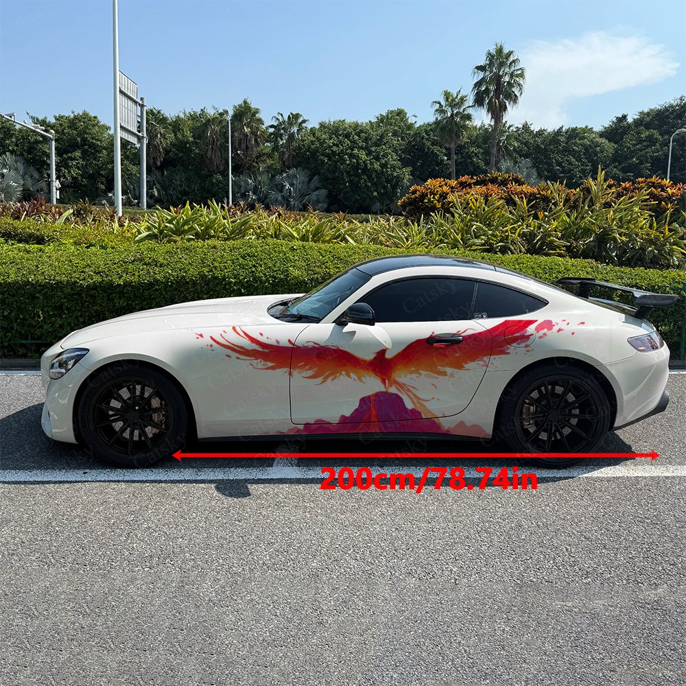 2 ชิ้น ฟิล์มติดข้างรถยนต์ลายภู - Car Accessories Phoenix บทวิจารณ์และราคา