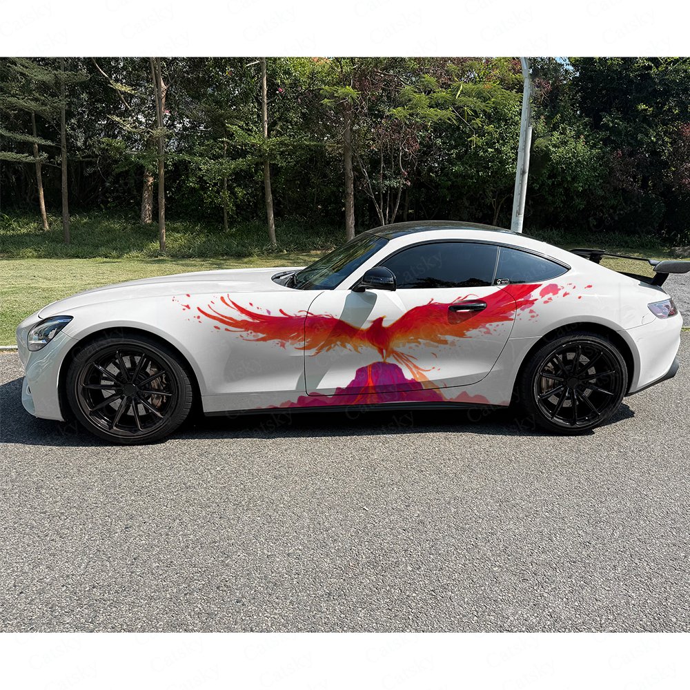 2 ชิ้น ฟิล์มติดข้างรถยนต์ลายภู - Car Accessories Phoenix บทวิจารณ์และราคา